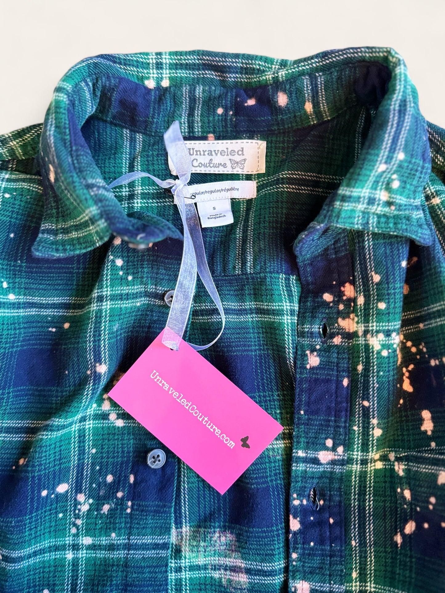 Tulane University Bleached Logo Flannel