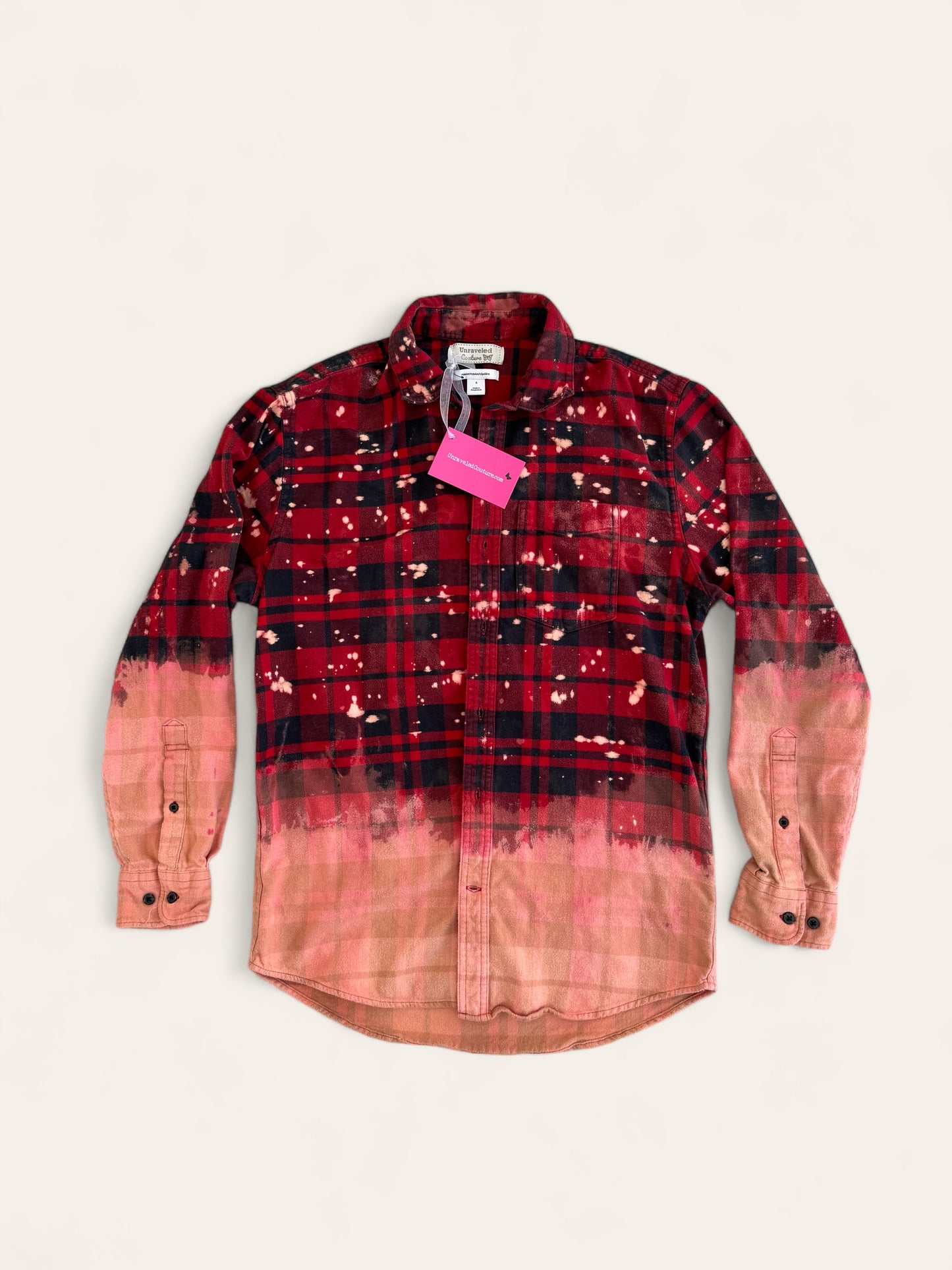 Indiana University Bleach Logo Flannel