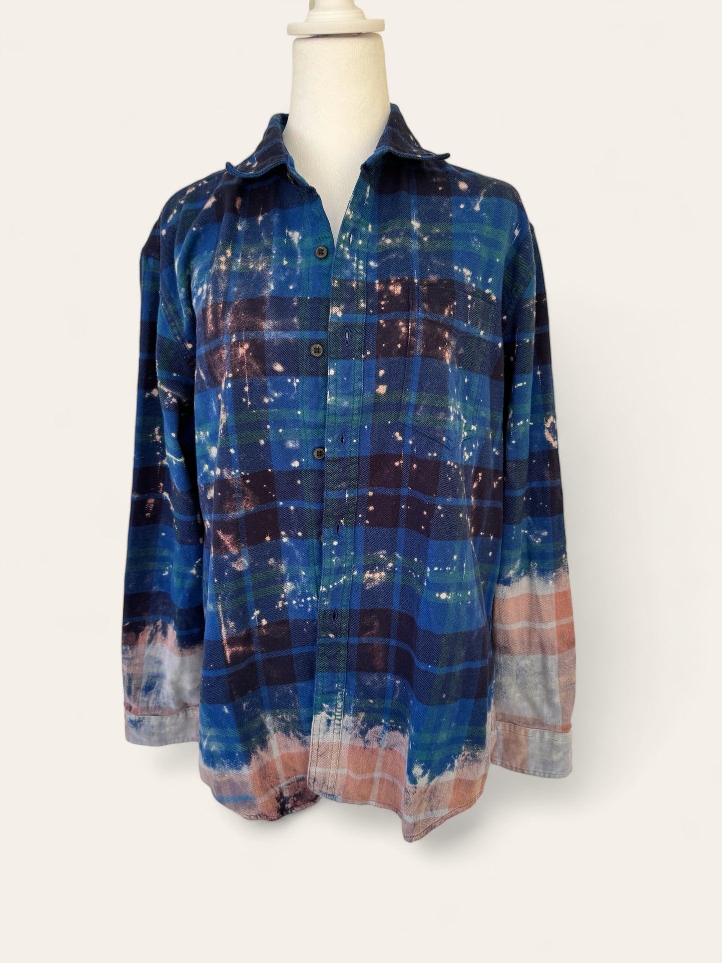 University of Buffalo Bleach Logo Flannel