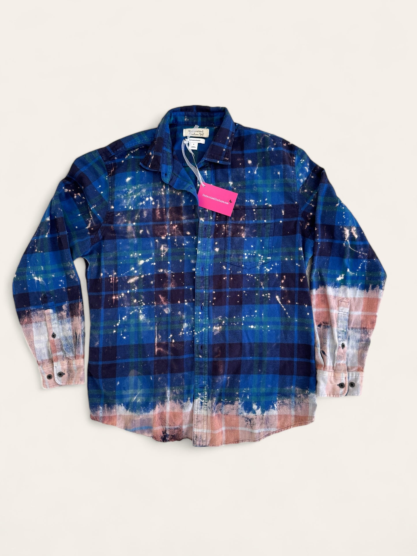 University of Buffalo Bleach Logo Flannel