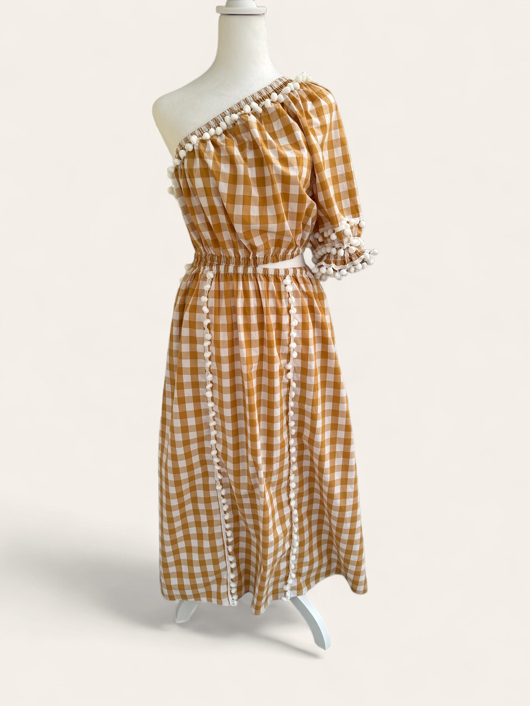 Honey Picnic Designer Upcycled Plaid Dress Unraveled Couture Honey Picnic Designer Upcycled Plaid Dress Unraveled Couture
