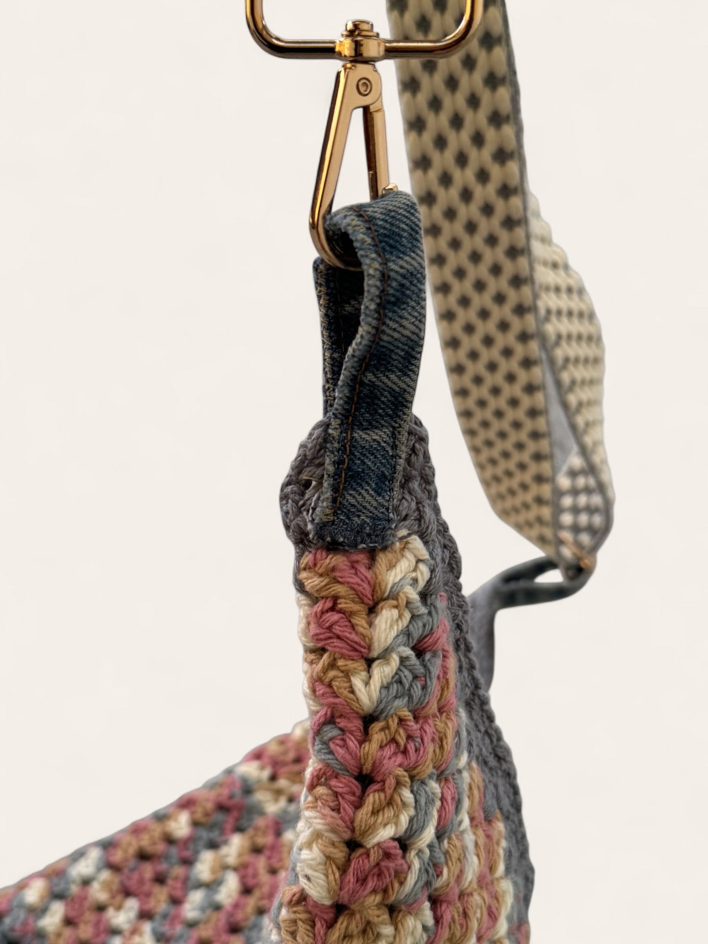 Urban Rose LUNA hand crochet bag