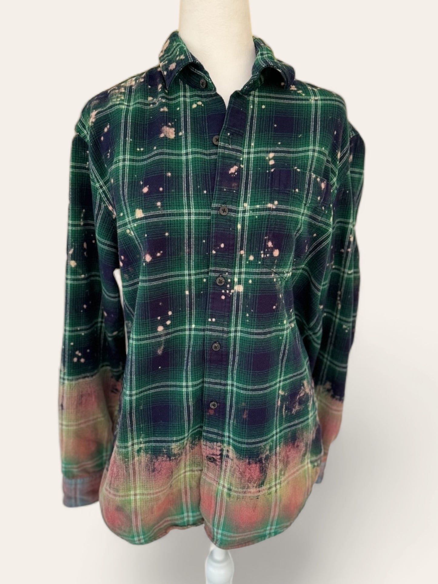 Tulane University Bleached Logo Flannel