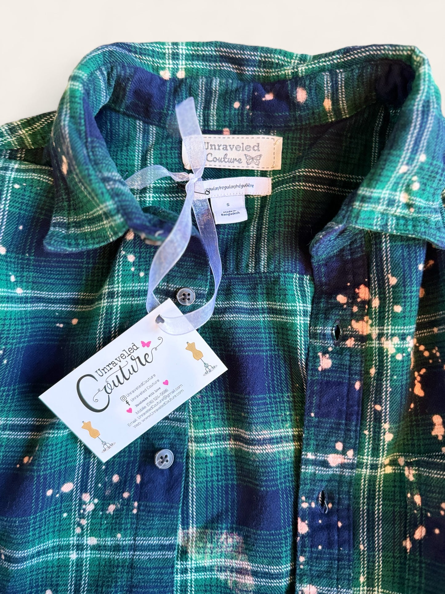 Tulane University Bleached Logo Flannel