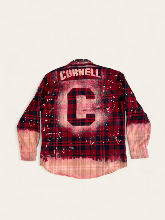 Cornell University Bleach Logo Flannel