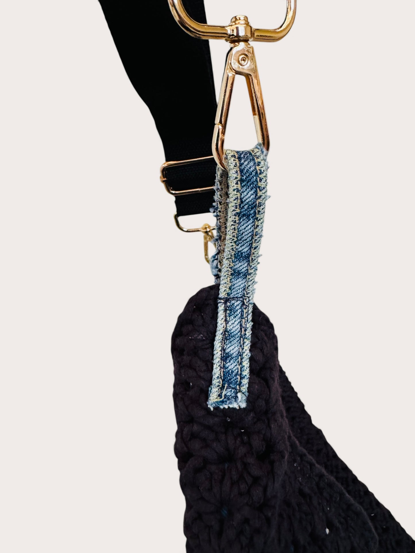 Midnight LUNA hand crochet bag