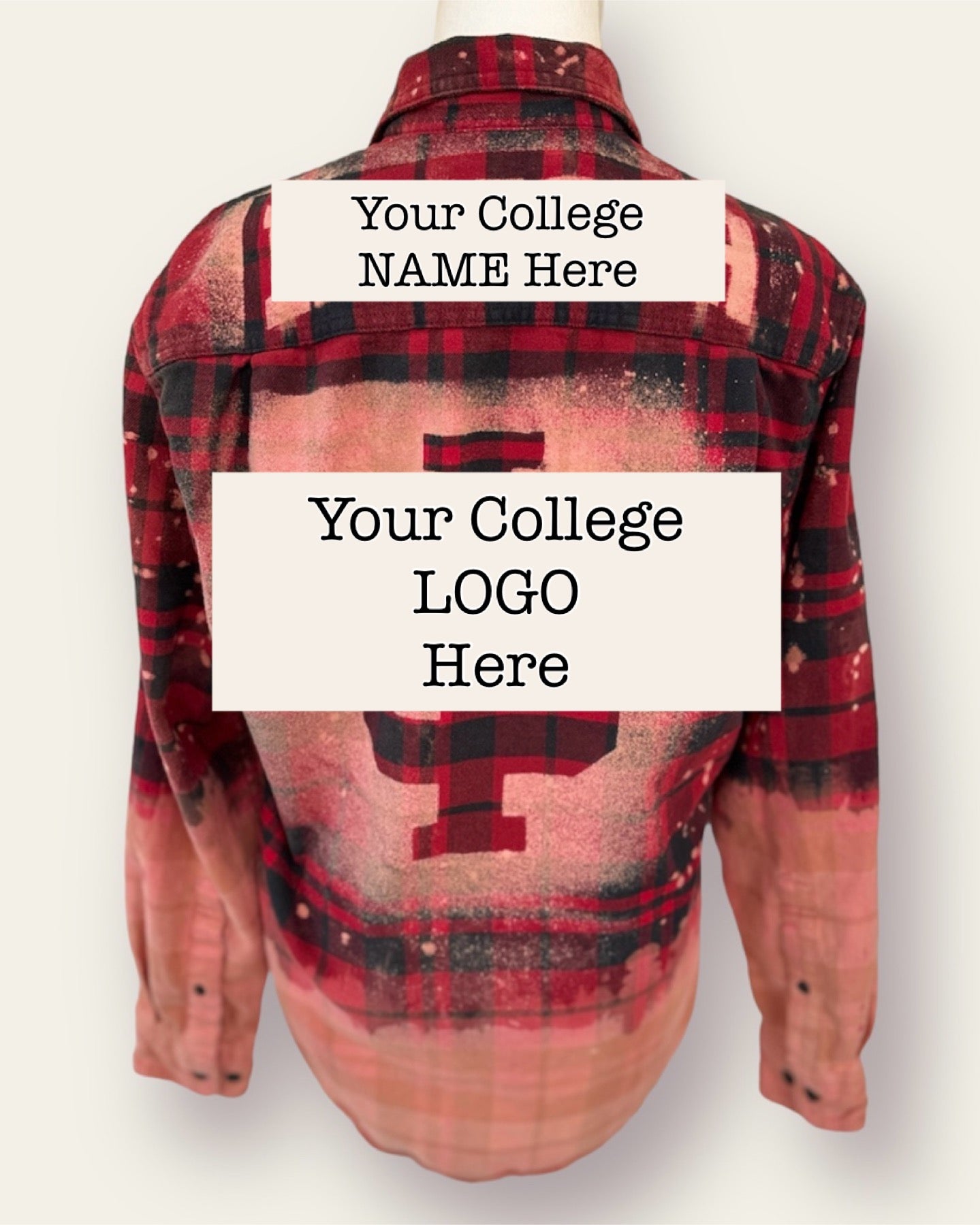 Custom University - Red Flannel