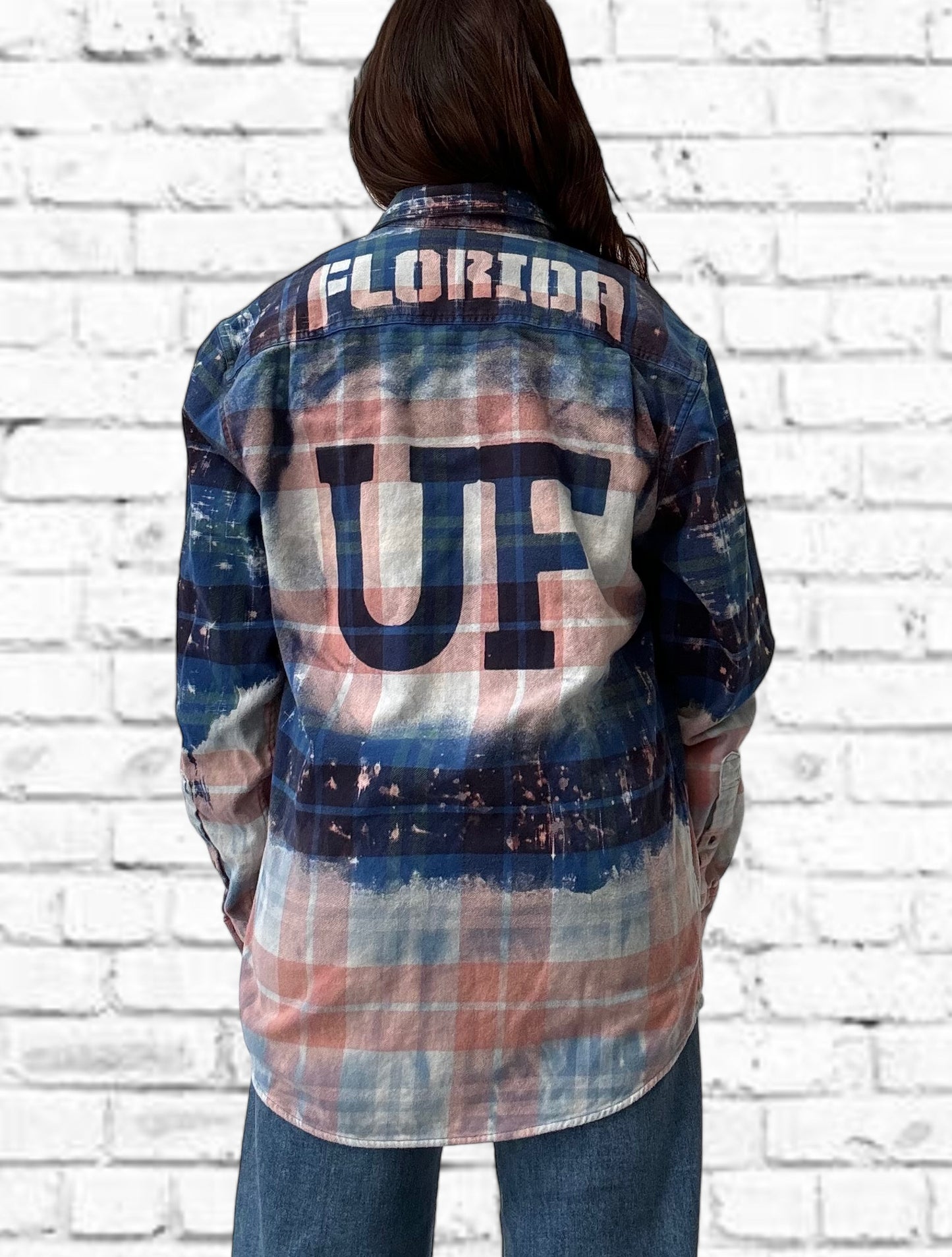 University of Florida Bleach Logo Flannel