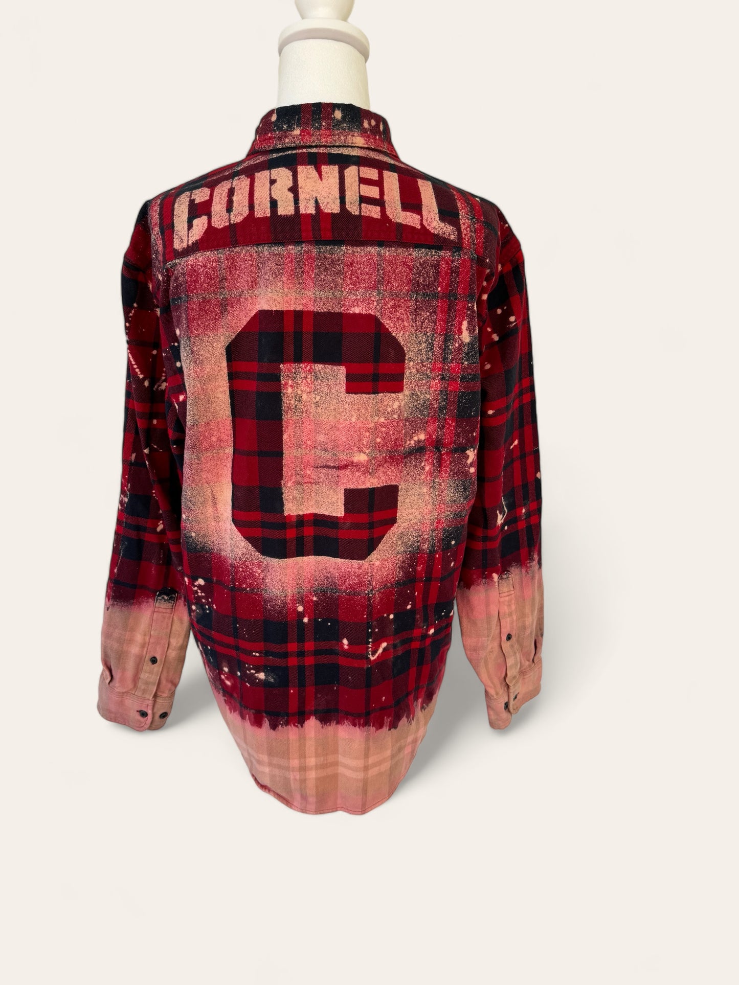 Cornell University Bleach Logo Flannel