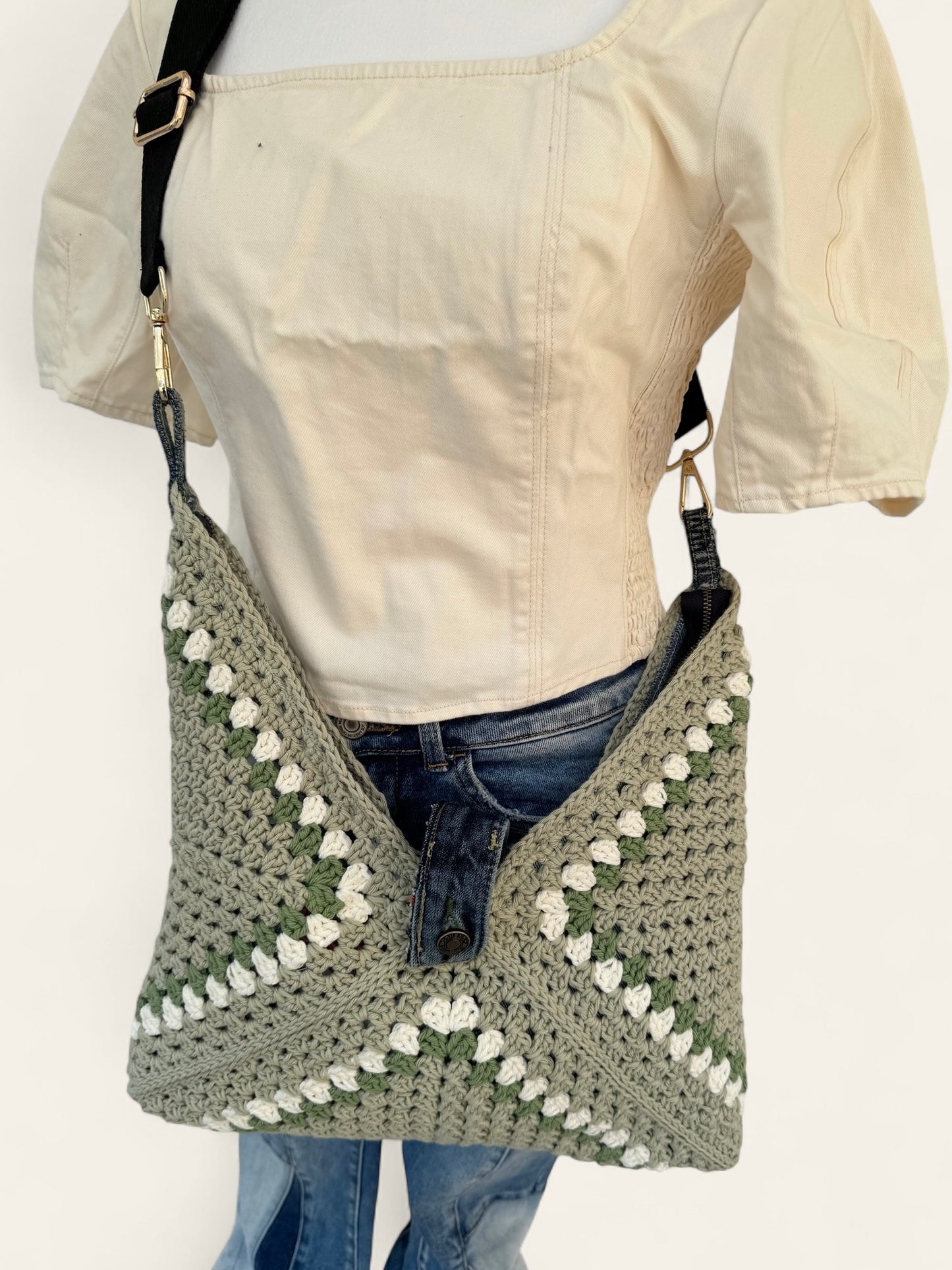 Boho Garden LUNA hand crochet bag