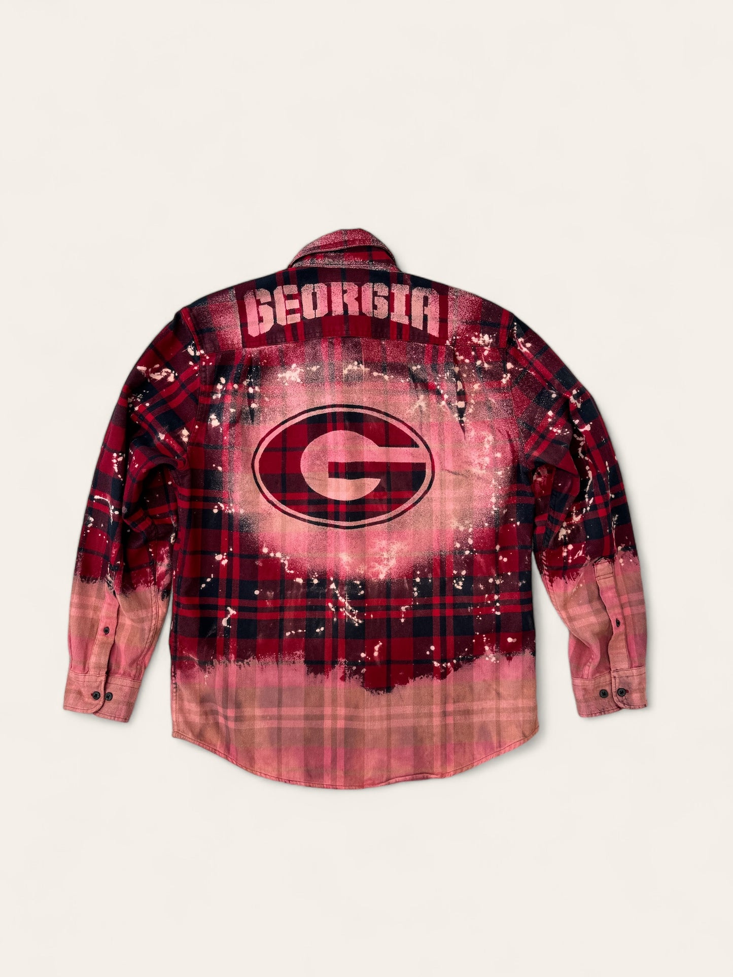 University of Georgia Bleach Logo Flannel