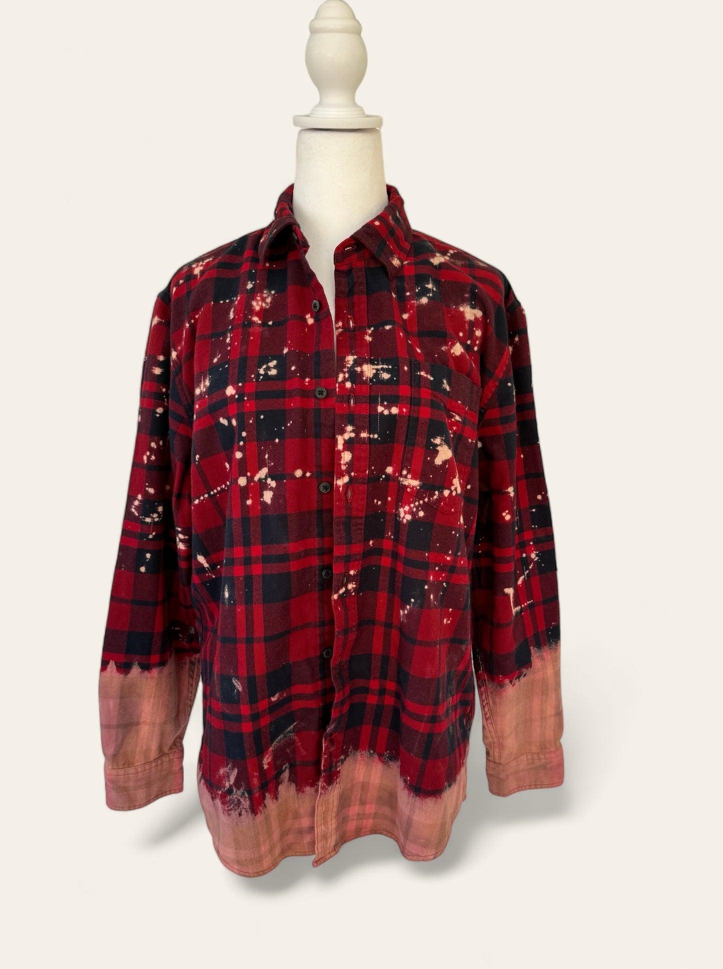 Sacred Heart University Bleach Logo Flannel