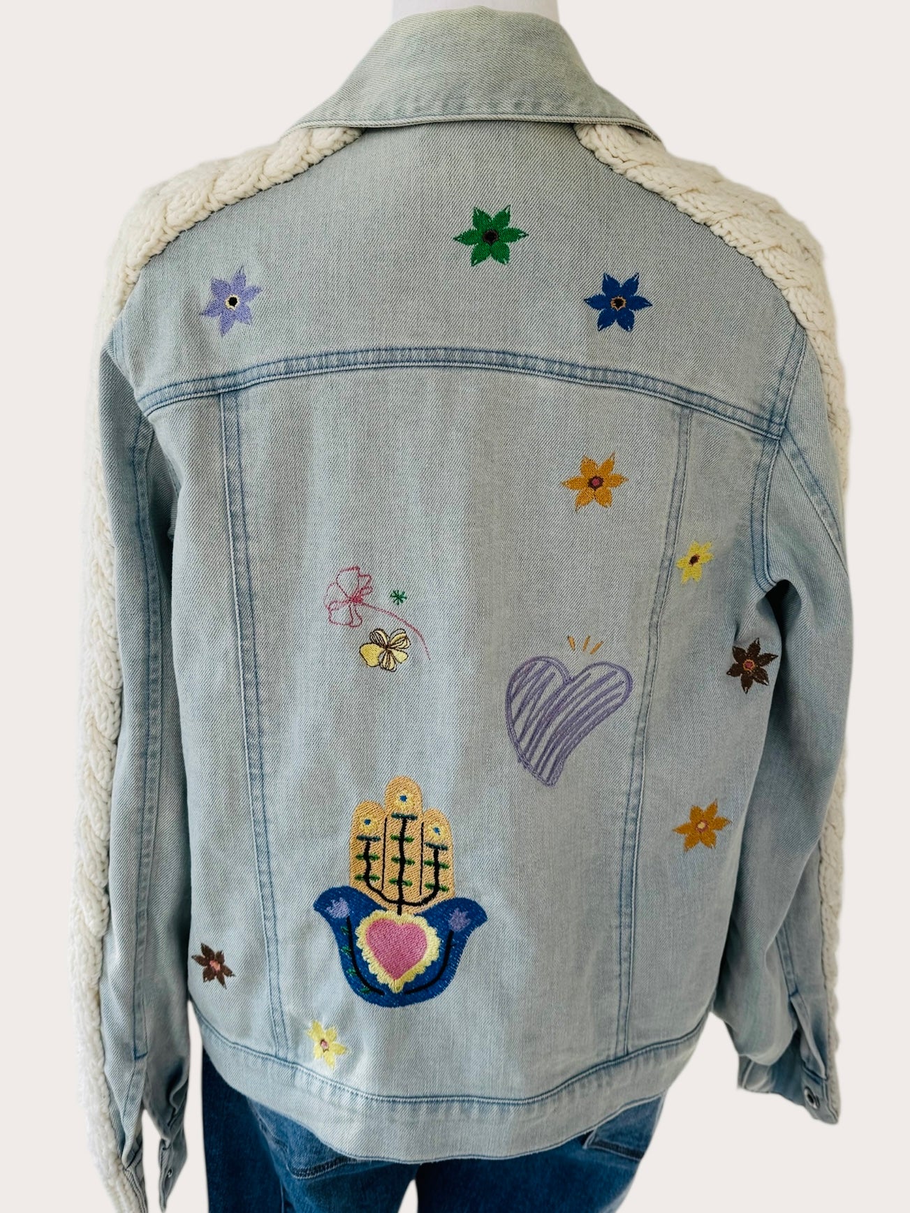 Harmony Embroidered Denim Jacket