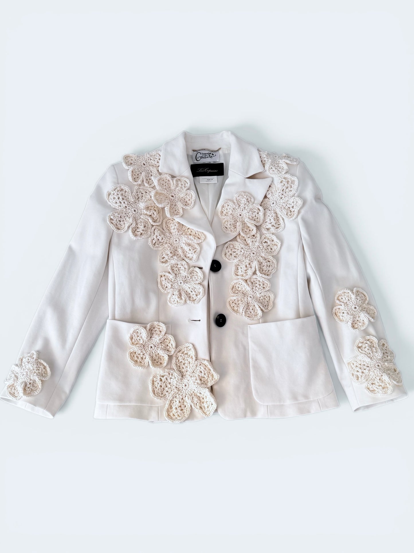 Ivory Blossom Blazer
