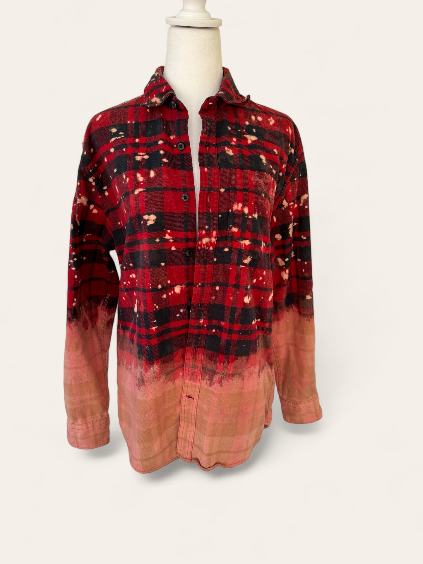 Indiana University Bleach Logo Flannel