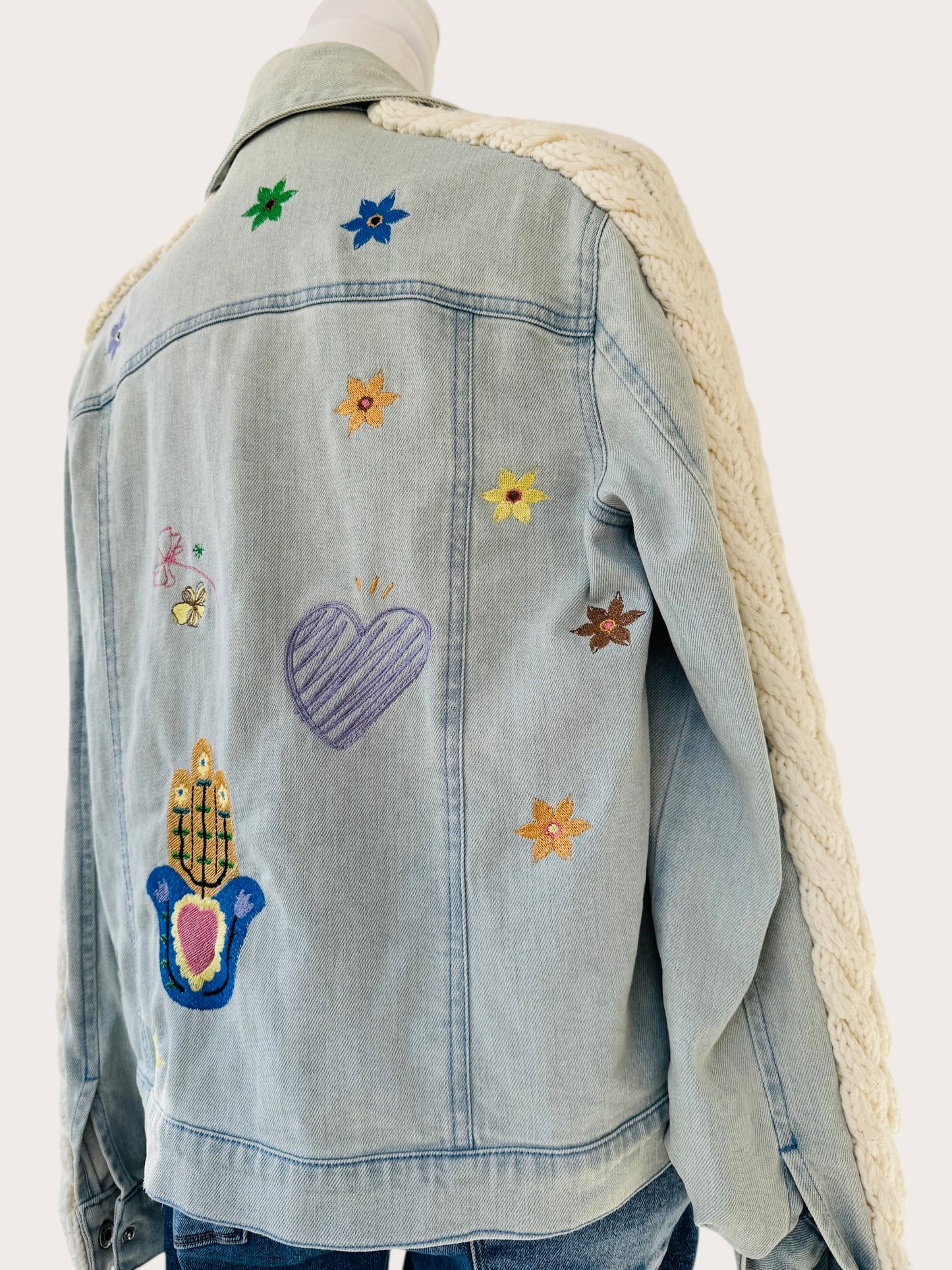 Harmony Embroidered Denim Jacket
