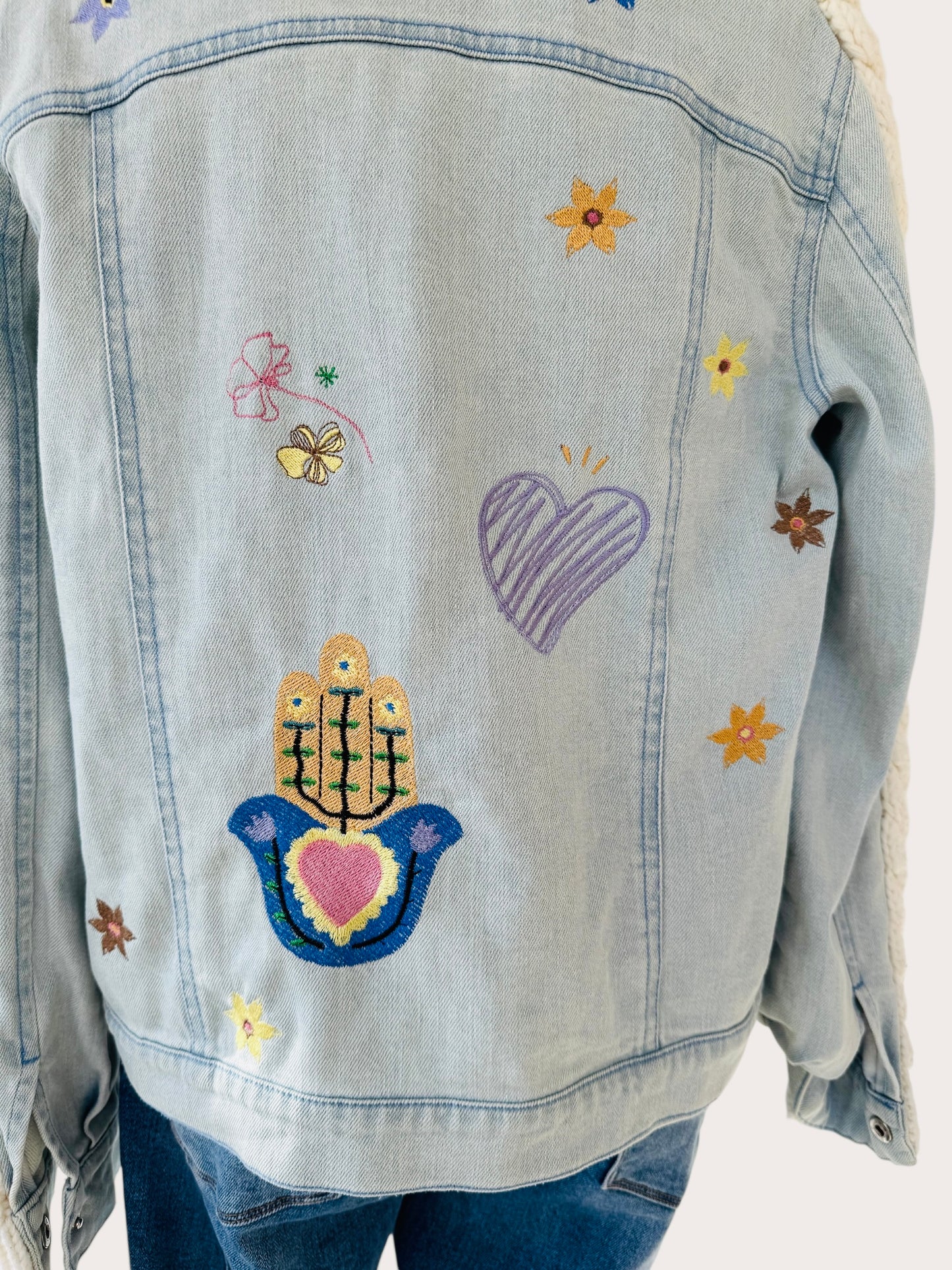 Harmony Embroidered Denim Jacket
