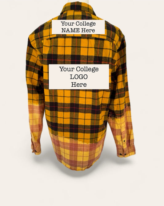 Custom University - Yellow Flannel