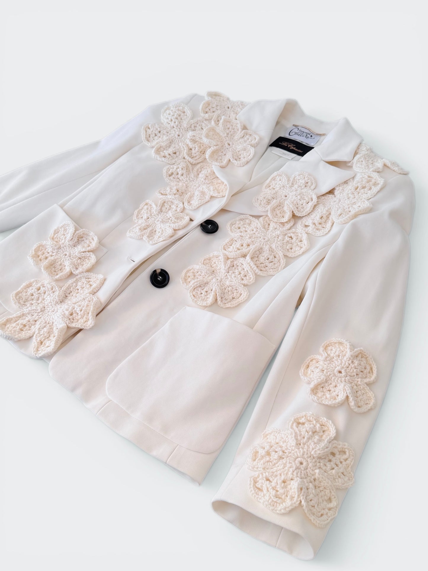 Ivory Blossom Blazer