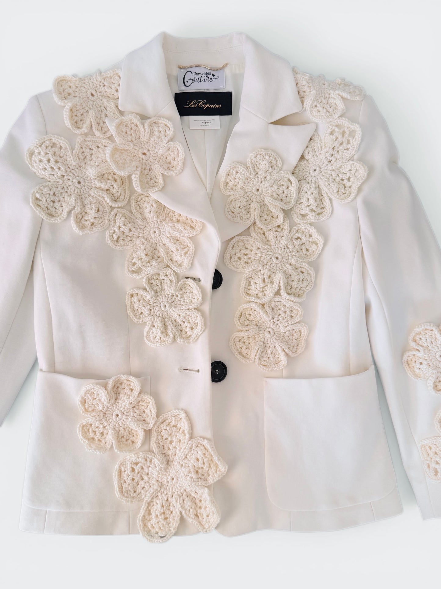 Ivory Blossom Blazer