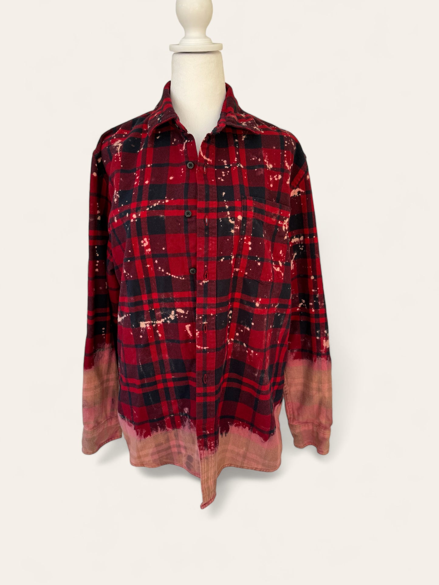 Ole Miss University Bleach Logo Flannel