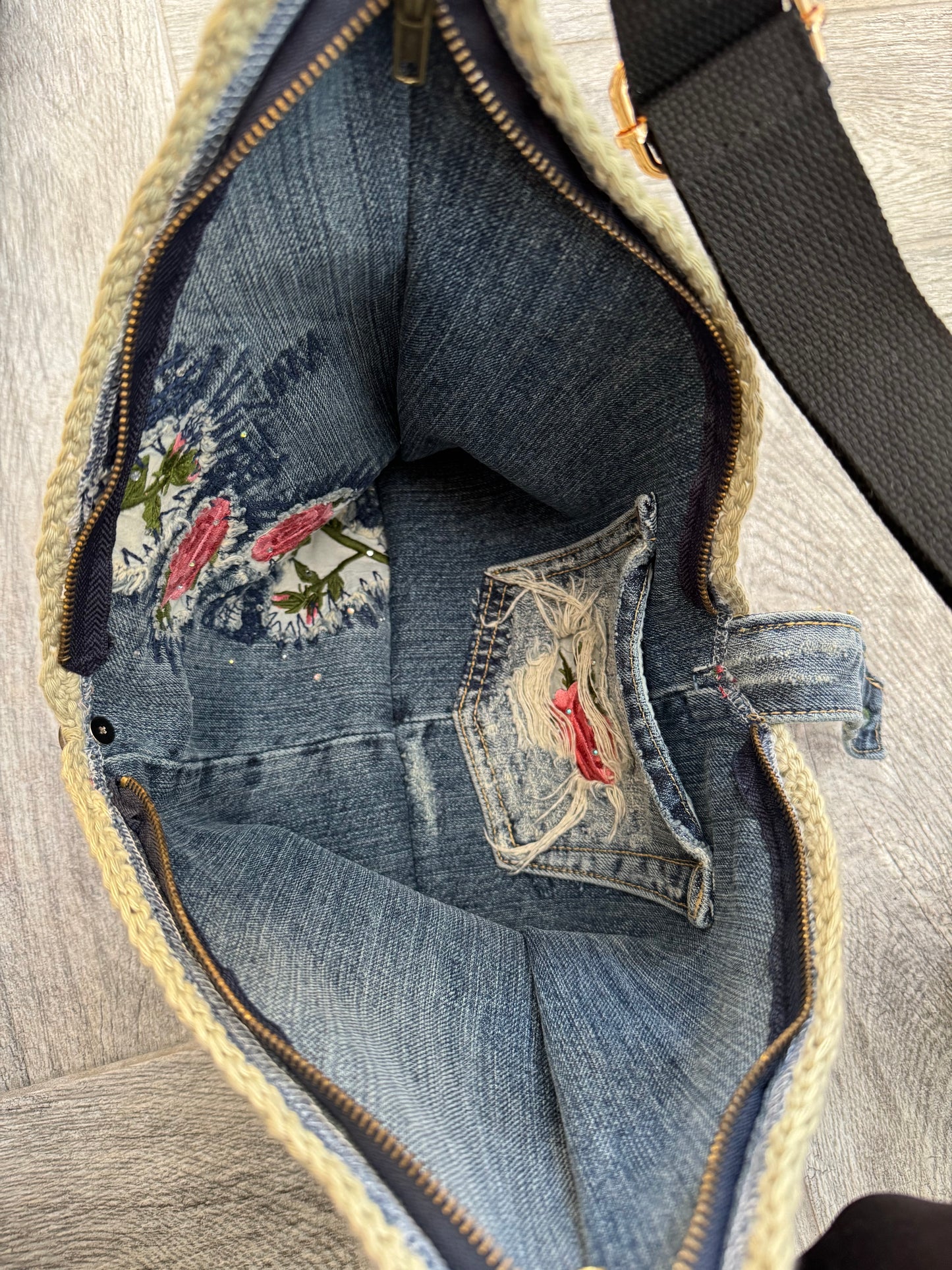 Boho Garden LUNA hand crochet bag