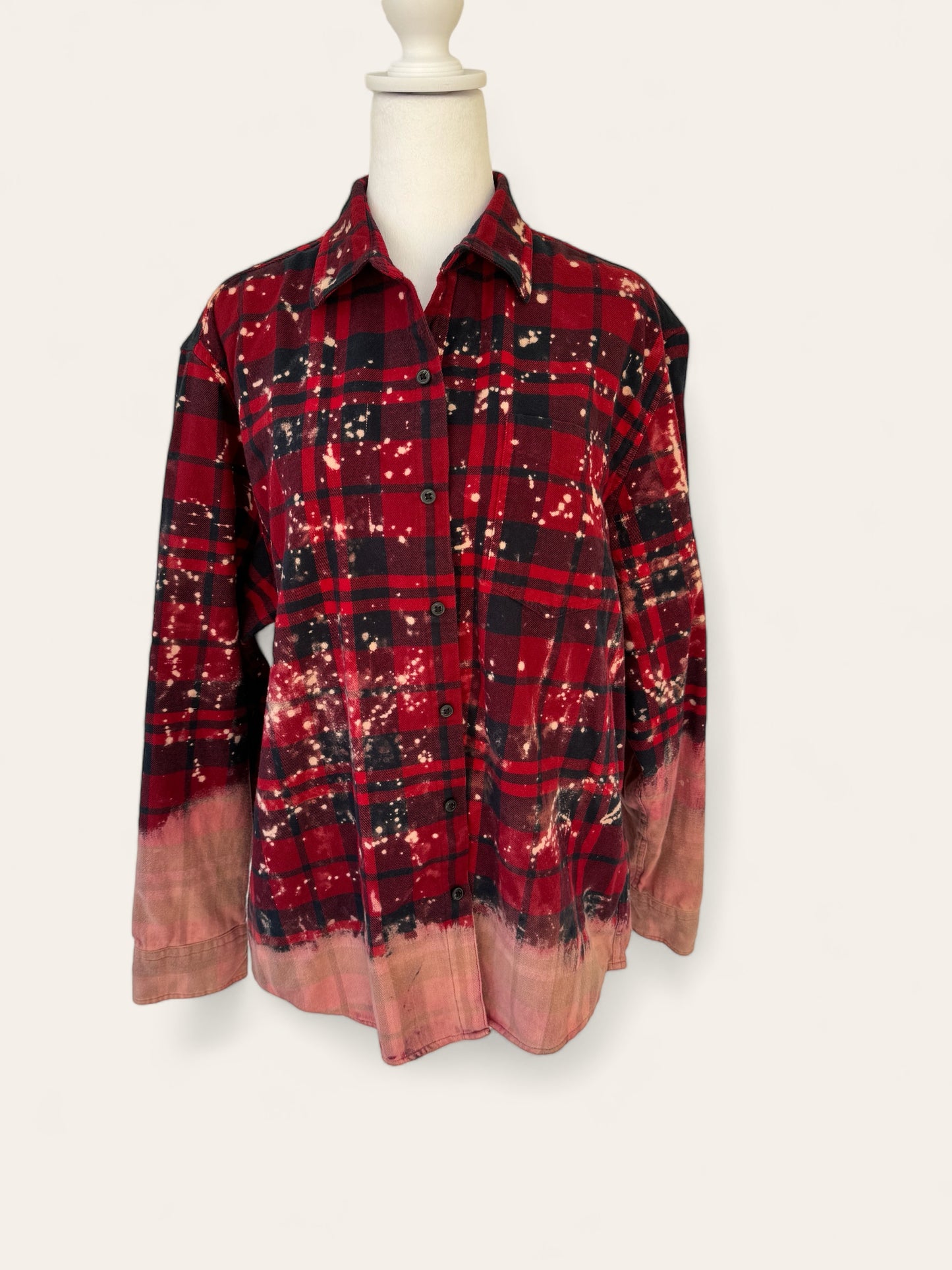 Ohio State University Bleach Logo Flannel