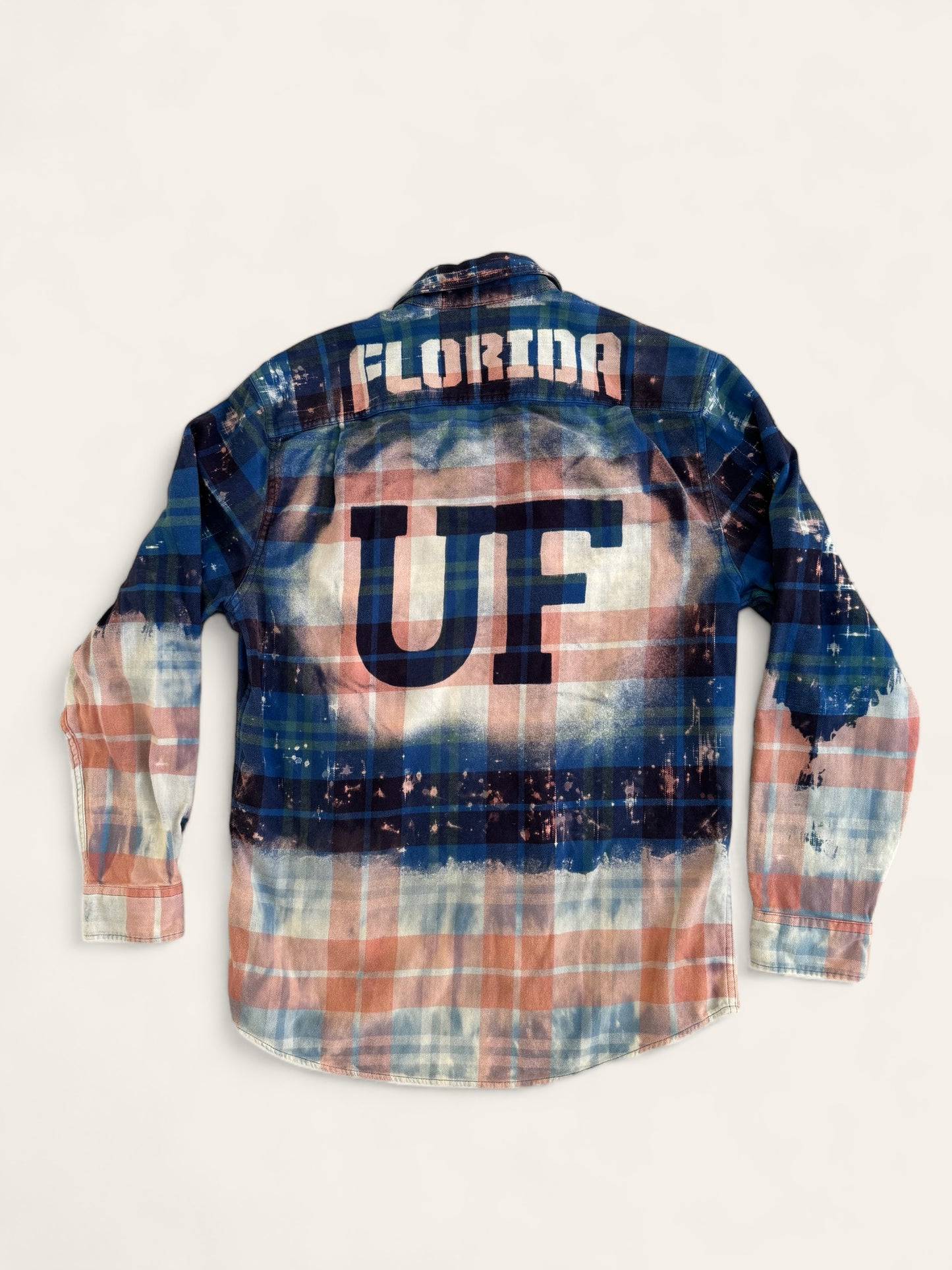 University of Florida Bleach Logo Flannel