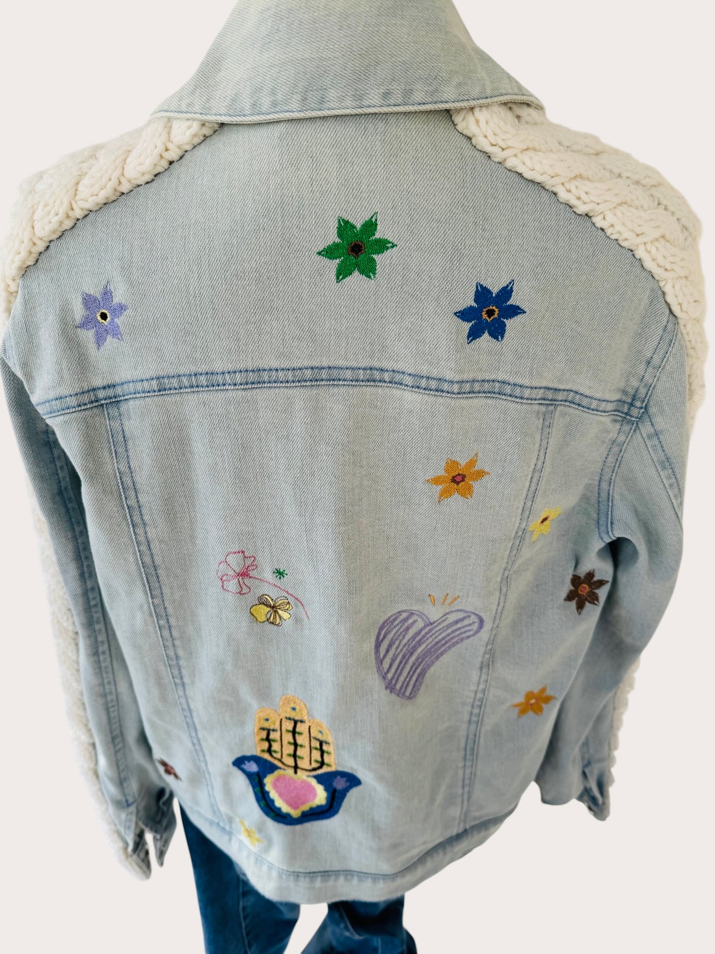 Harmony Embroidered Denim Jacket