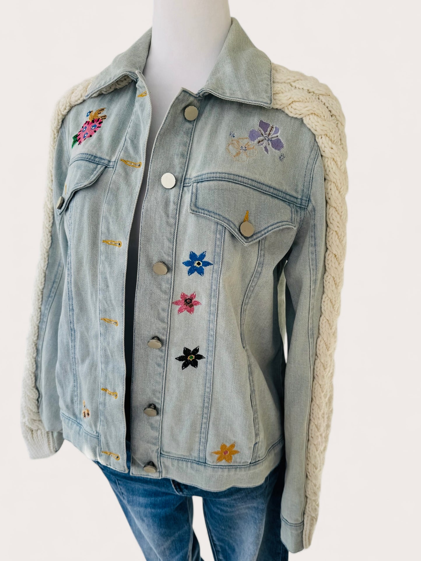 Harmony Embroidered Denim Jacket