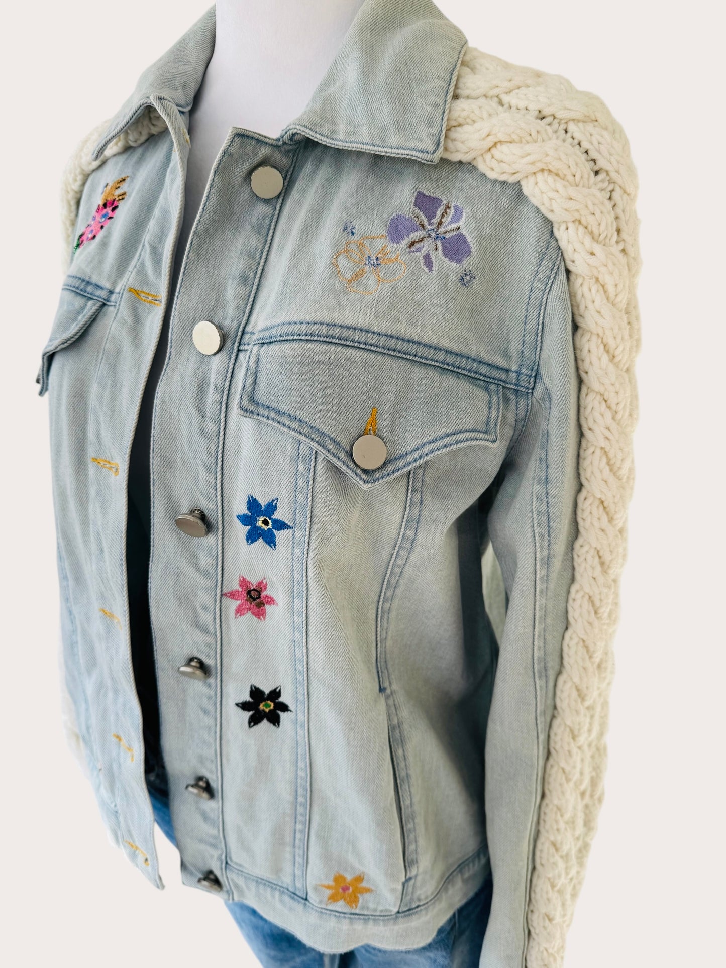 Harmony Embroidered Denim Jacket