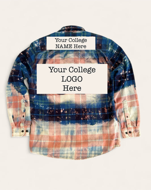 Custom University - Royal Blue Flannel