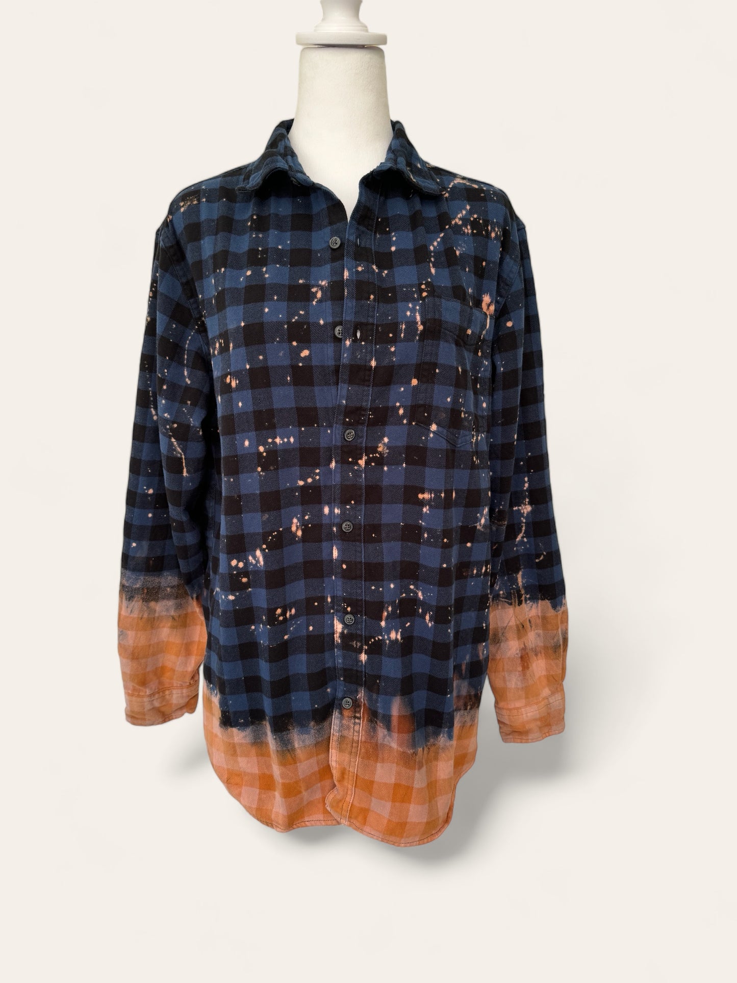 Pace University Bleach Logo Flannel