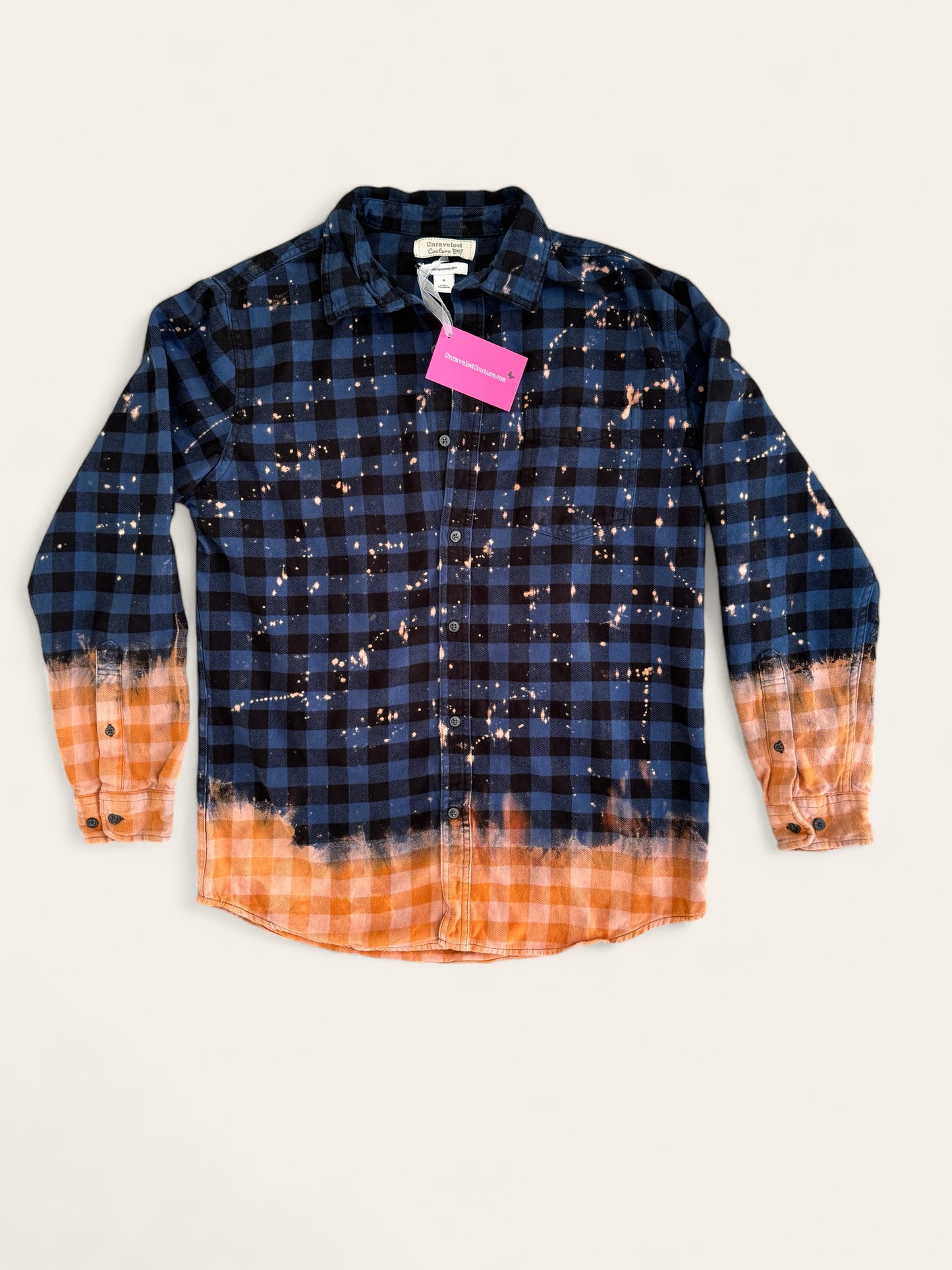 Pace University Bleach Logo Flannel